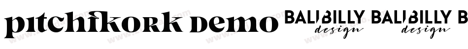 PITCHFORK Demo字体转换